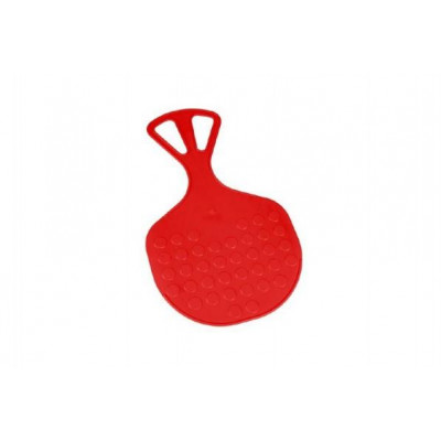 Klzák Mrazík plast 58x35cm červený