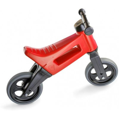 Odrážadlo FUNNY WHEELS Rider Šport červené 2v1, výška sedla 28 / 30cm nosnosť 25kg 18m + v krabici