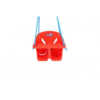 Hojdačka Baby plast červená nosnosť 20kg 36x30x29cm 24m +