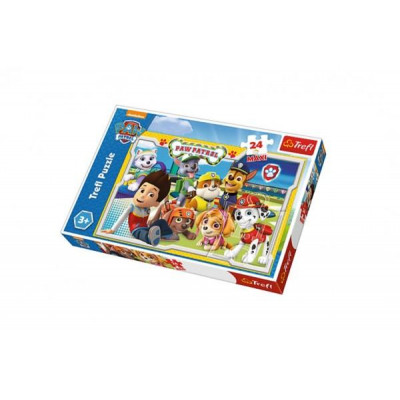 Puzzle Paw Patrol / Tlapková patrola MAXI 24ks 60x40cm v krabici 39x26x4cm