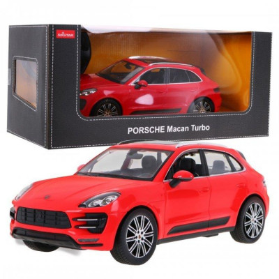 PORSCHE Macan Turbo, červeý, silniční SUV 1:14 RTR