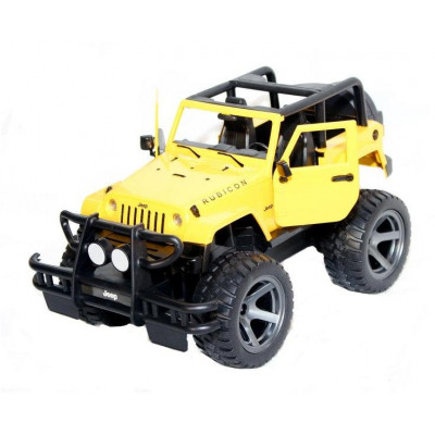 Jeep Wrangler 1:14, 2.4GHz, LED, žlutý