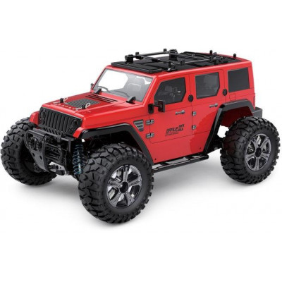 Brave 4x4 Off-road, 1:14, 2.4GHz, LED, červený