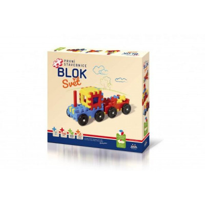 Stavebnica BLOK Svet plast 146ks v krabici 36x34x7cm