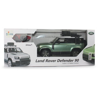 Land Rover Defender 90, 1:12, 4WD, 2,4 GHz, LED, 100% RTR, světle zelená metalíza