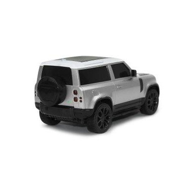 Land Rover Defender 90, 1:24, 2,4 GHz, LED, 100% RTR, stříbrná metalíza