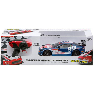 Maserati Granturismo GT3, licencovaný model 1:16, RTR, modré