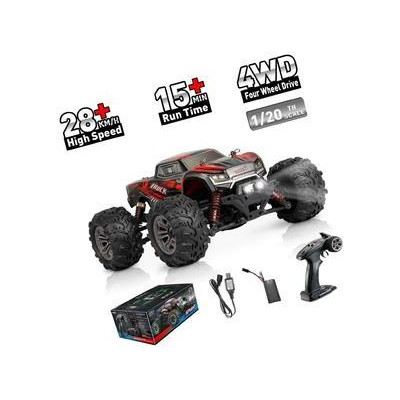 SPIRIT TRUCK Monster Truck 4WD, 1:20, LED,  rychlost až 26 km/h, RTR, červený