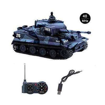 Mini GERMAN TIGER 1:72 modrý