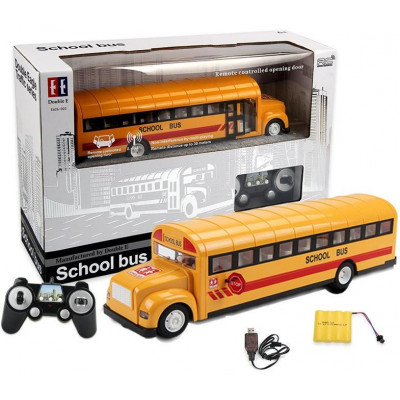 RC školní autobus s otvíracími dveřmi 33cm