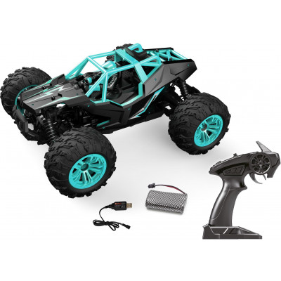 DF Fun-Racer 4WD, 1:14, 2,4 GHz, rychlost 35 km/h, RTR, tyrkysový