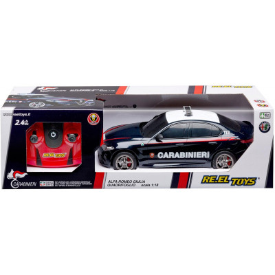 RE.EL Toys Alfa Romeo GIULIA Carabinieri Sc.1/18 - RC 2.4GHz