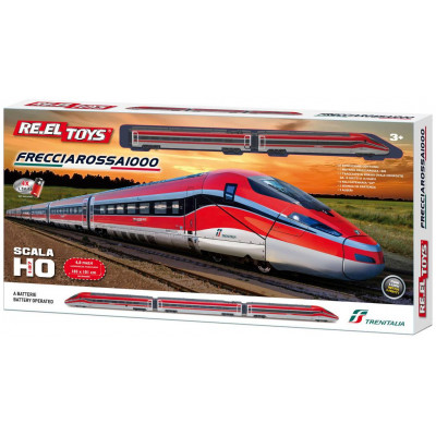 RE.EL Toys Frecciarossa 1000, licencováno, dráha 5 metrů, měřítko H0