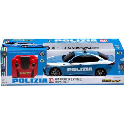 RE.EL Toys Alfa Romeo Giulia Policie, licence 1:18, RC 2.4GHz