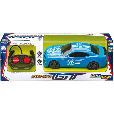 RE.EL Toys SUPER GT modré Sc.1/16 - RC 27MHz