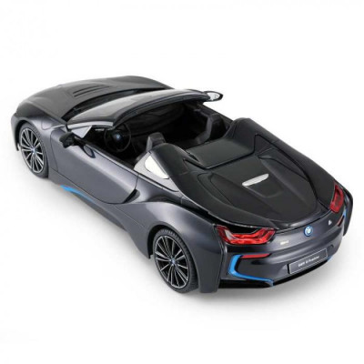 Rastar BMW i8 1:12, licence, LED, metalický lak, černé