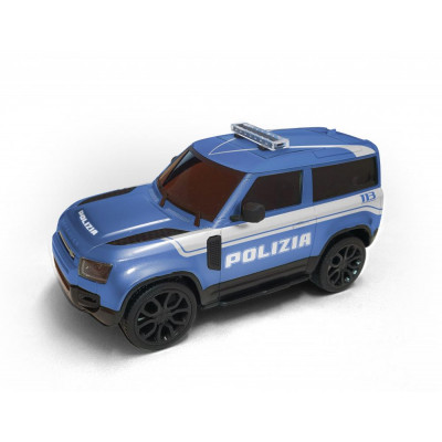 RE.EL Toys Policejní Land Rover Defender, licence 1:24