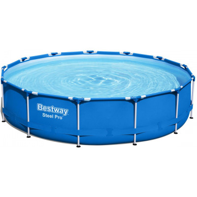 Nadzemný bazén kruhový Steel Pro, kartušová filtrácia, priemer 3,96m, výška 84cm