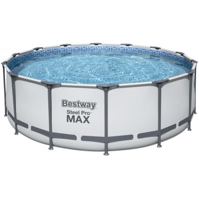 Nadzemný bazén guľatý Steel Pre MAX,kartušová filtrácia,schodíky,plachta, priemer 4,27m, výška 1,22m