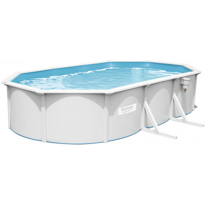 Nadzemný bazén oválny Hydrium, piesková filtrácia,schodíky,plachta, 6,10m x 3,60m, výška 1,2m