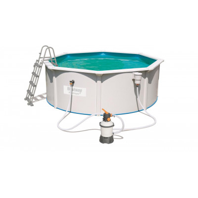 Nadzemný bazén kruhový Hydrium, piesková filtrácia, rebrík, priemer 3,6 m, výška 1,2 m