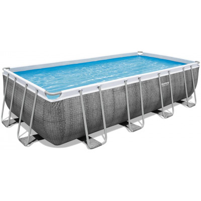 Nadzemný bazén obdĺžnikový Power Steel, kartušová filtrácia,schodíky,plachta, 5,49m x 2,74m x 1,22m