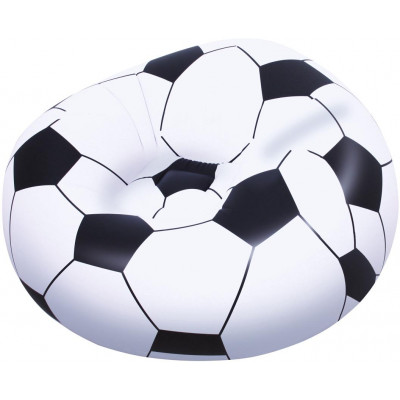 Nafukovacie kreslo Futbalová lopta, 1,14m x 1,12m x 66cm