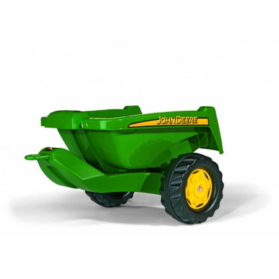 Vlečka za traktor John Deere malá zelená