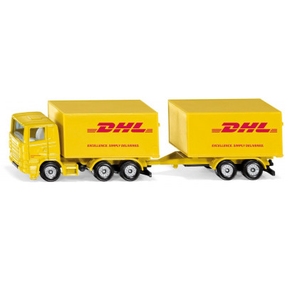 SIKU Blister - DHL kamión s prívesom