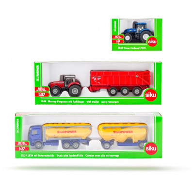 SIKU Farmer - set poľnohospodárske stroje A, 1:87