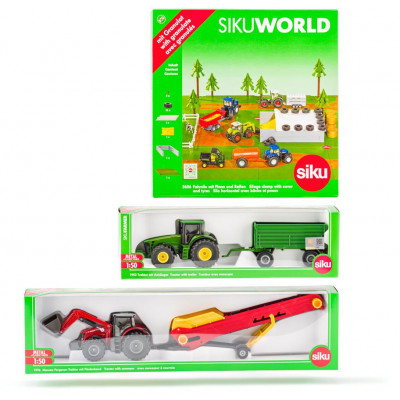 SIKU Farmer - set poľnohospodárske stroje B, 1:50