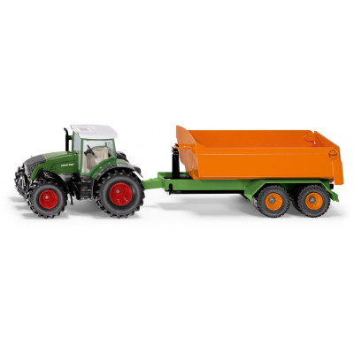 Siku Farmer - traktor Fendt s vyklápacím prívesom, 1:50