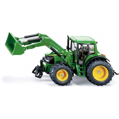 SIKU Farmer - Traktor John Deere s čelným nakladačom, mierka 1:32