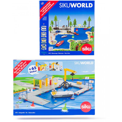 SIKU World - nakladací prístav s mólom a vodnou plochou