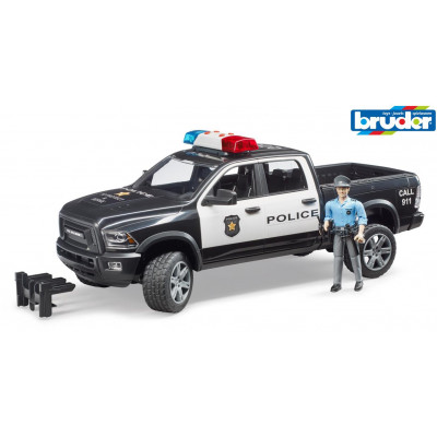 Konštrukčné vozy - policajný pick-up RAM 2500 s policajtom