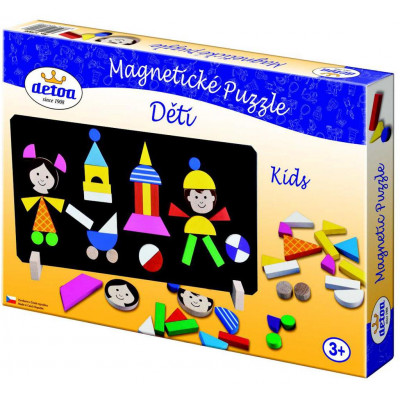 Magnetické puzzle deti