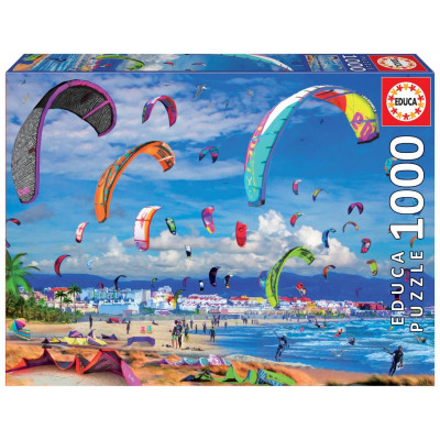 Puzzle 1000 dielikov - Kitesurfing