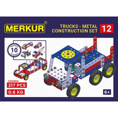 Merkur 012 Odťahové vozidlo, 217 dielov, 10 modelov
