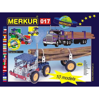 Merkur 017 Kamión, 202 dielov, 10 modelov