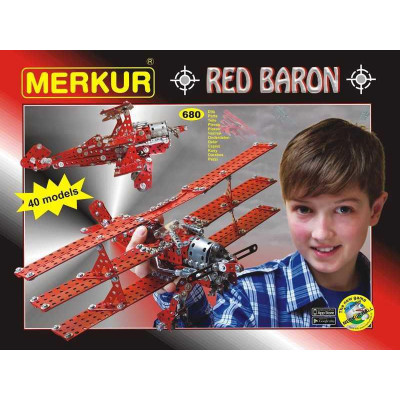 Merkur Red Baron, 680 dielov, 40 modelov