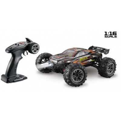 SPIRIT RACER SUPER truggy 4WD, 1:16, 2,4 GHz, rychlost až 36 km/h, RTR, oranžový