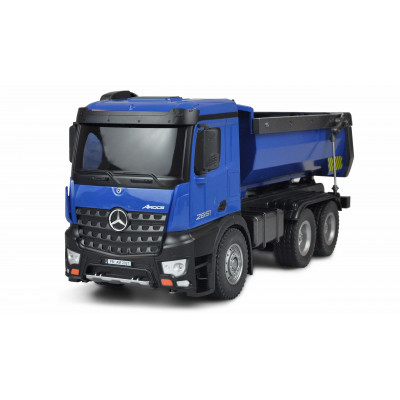 Amewi kamion Mercedes-Benz Arocs licence DUMP TRUCK 1:14, 2,4 GHz, RTR, modrý