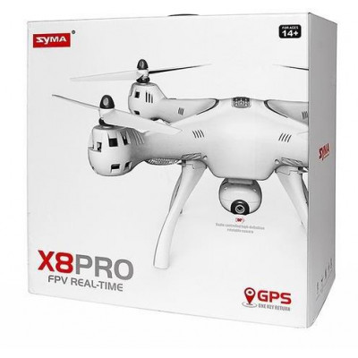 Syma X8PRO GPS, plně funkční, poškožená pouze krabice.