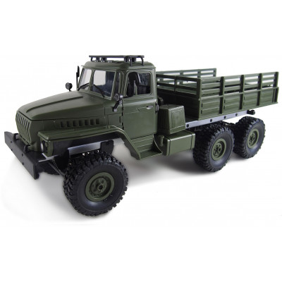 Sovětský vojenský truck URAL 6x6 1:12 RTR proporcionální, LED osvětlení