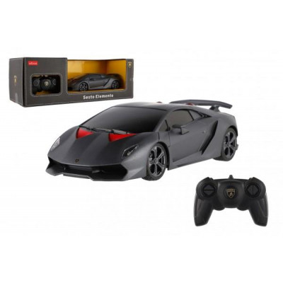 Auto RC Lamborghini Sesto Elemento plast 23cm 2,4 GHz na diaľk. ovládanie na batérie v krabici 43x15