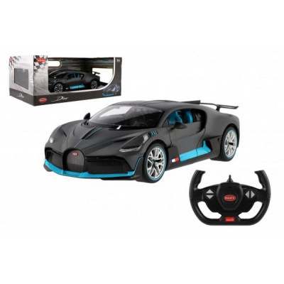 Auto RC Buggatti Divo šedé plast 32cm 2,4 GHz na diaľk. ovládanie na batérie v krabici 43x18x25cm