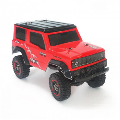 S-idee RC Auto Crawler 2.4G, 3CH, 1/18, RTR, červené