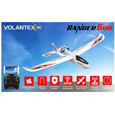 S-idee RC letadlo Volantex RC Ranger 600 RC Gilder W/6-osý gyroskop, RTF