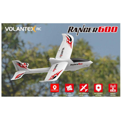 S-idee RC letadlo Volantex RC Ranger 600 RC Gilder W/6-osý gyroskop, RTF