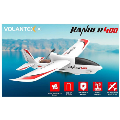 S-idee RC letadlo Volantex Ranger 400 RC Gilder, 6-osý gyroskop, RTF